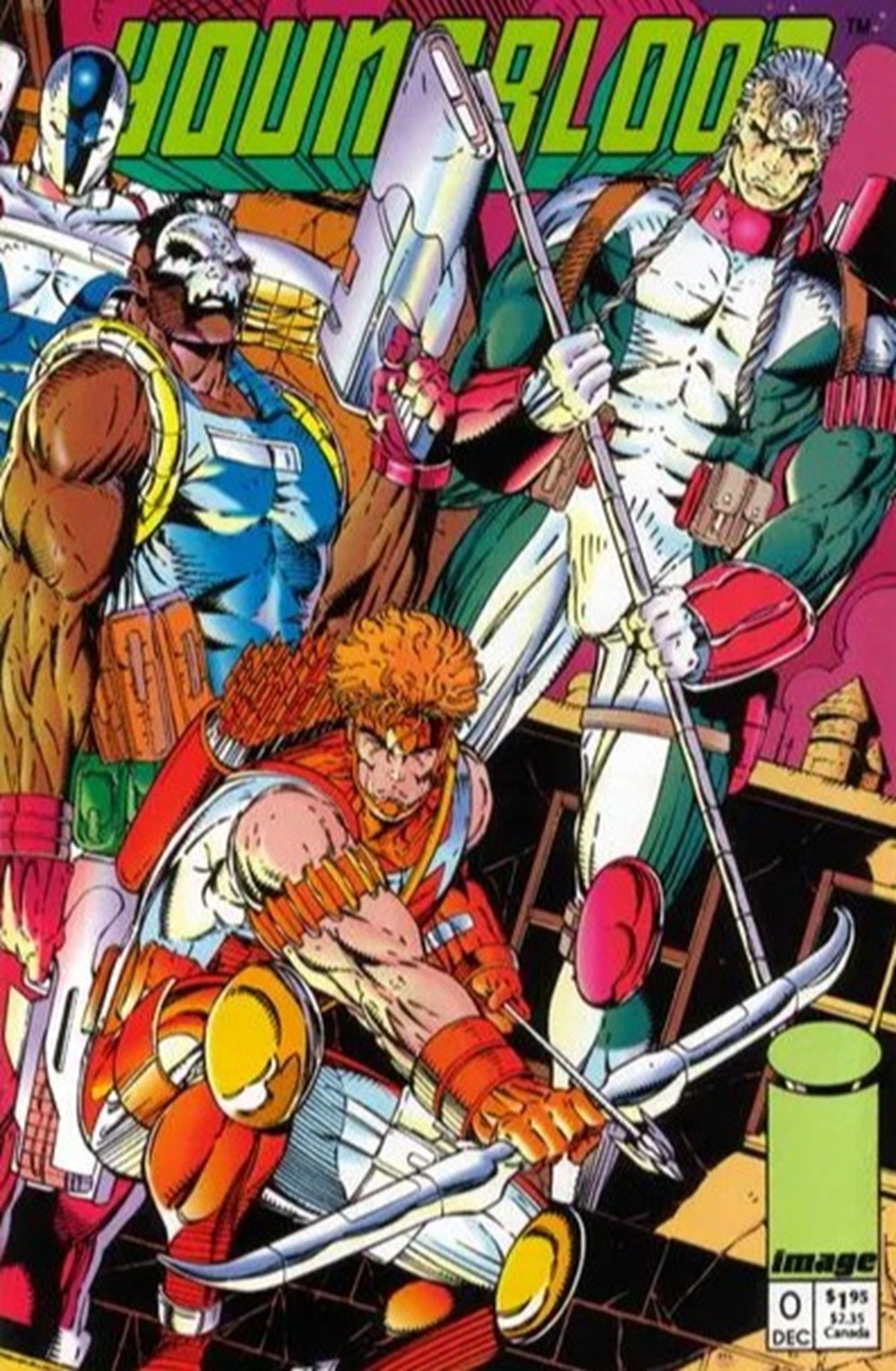 Young Blood VO 1992-N°0-Variant green livres bd revues comics young blood vo 1992 n 0 variant green