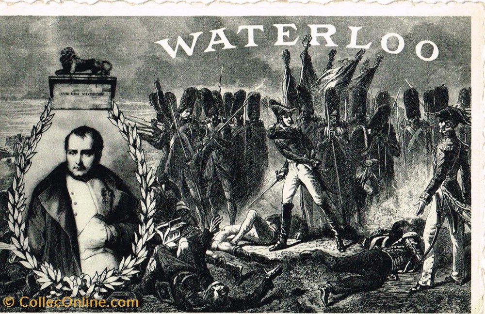 cartes postales belgique waterloo cambronne repond aux anglais