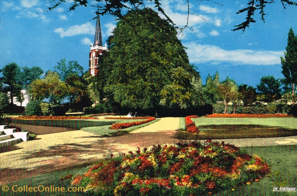 France-Nord-Saint André-Jardin public cartes postales france nord saint andre jardin public