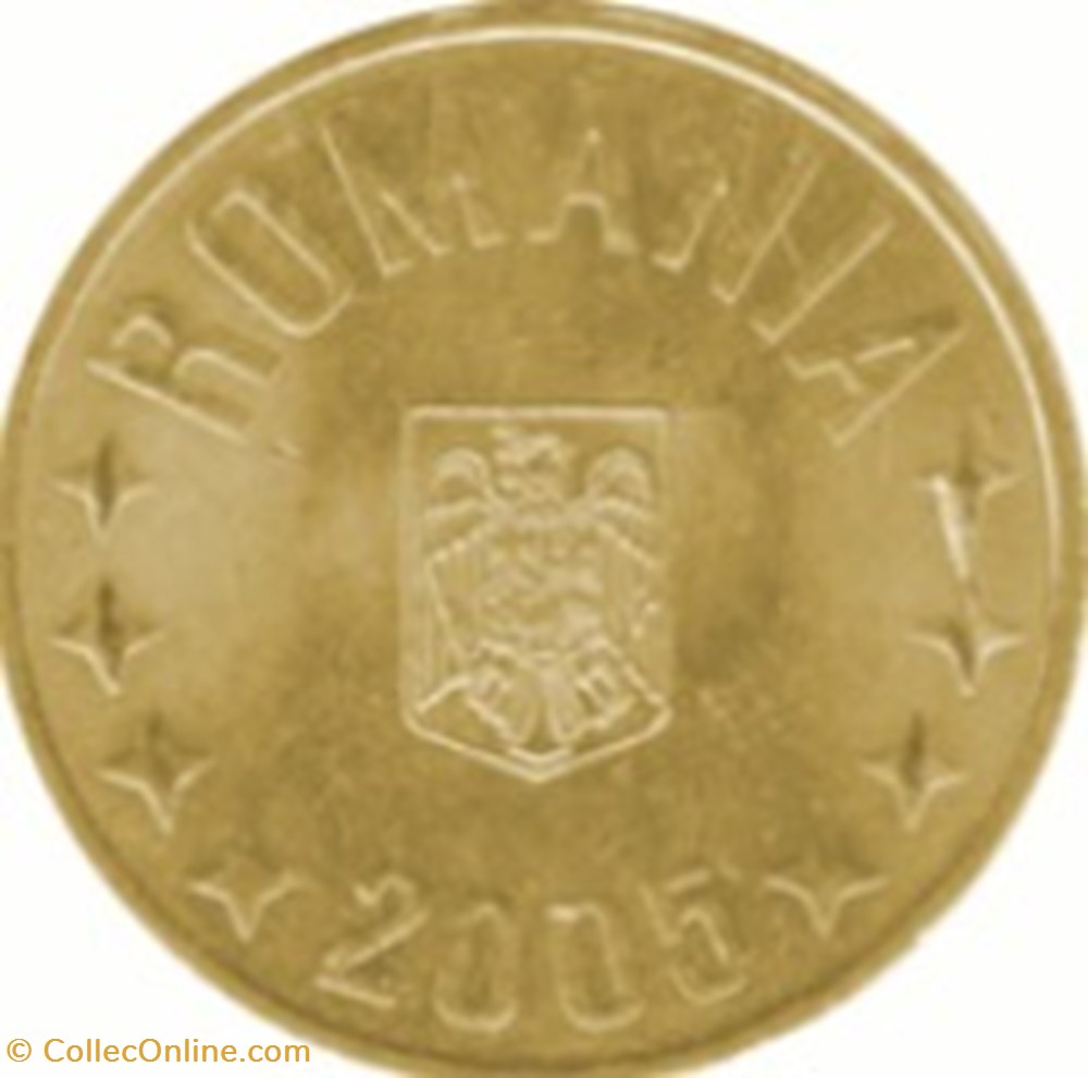 50 bani Aigle sans couronne Roumanie 2005 monnaies monde 50 bani aigle sans couronne roumanie 2005
