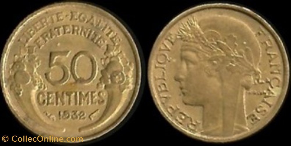 monnaies 50 centimes morlon 1931