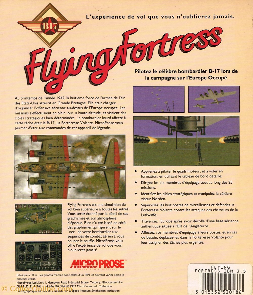 jeux videos consoles flyingfortress b17