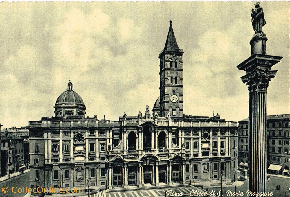 cartes postales italie rome eglise sainte marie majeurs