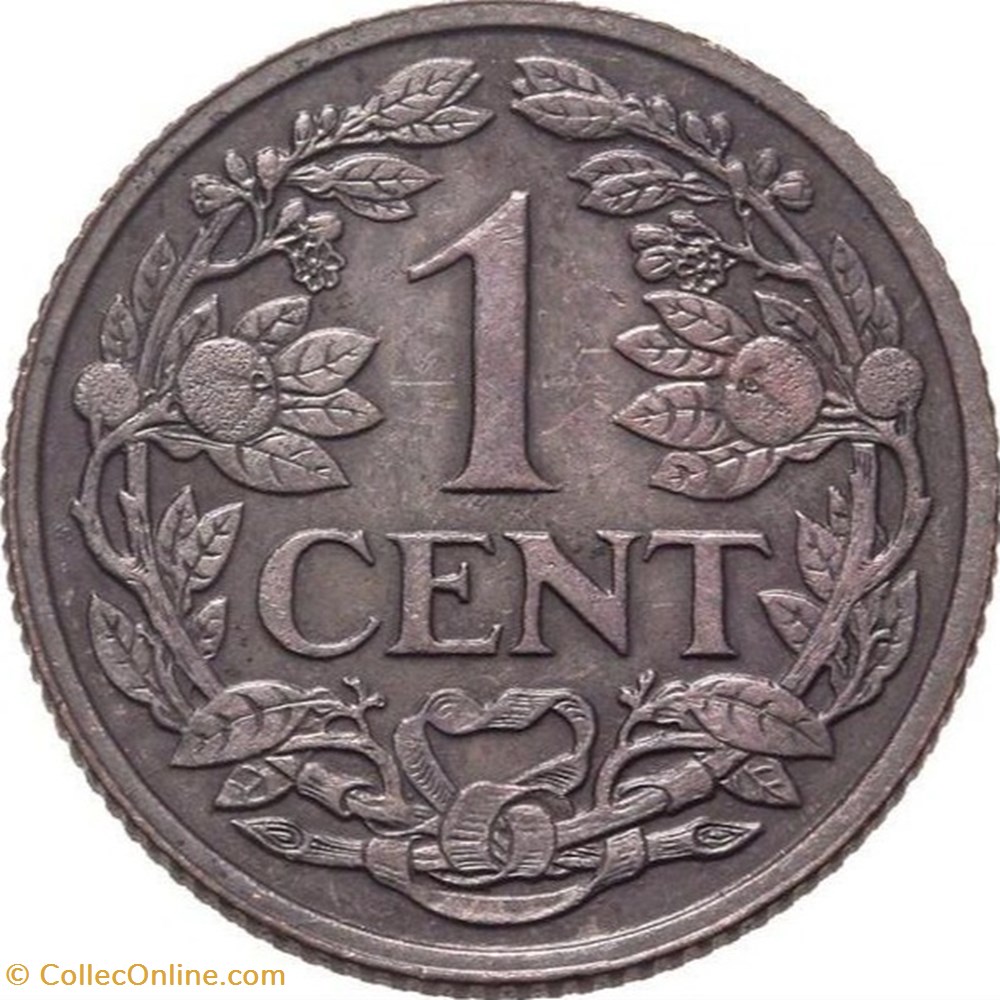 monnaies monde 1 cent pays bas 1926
