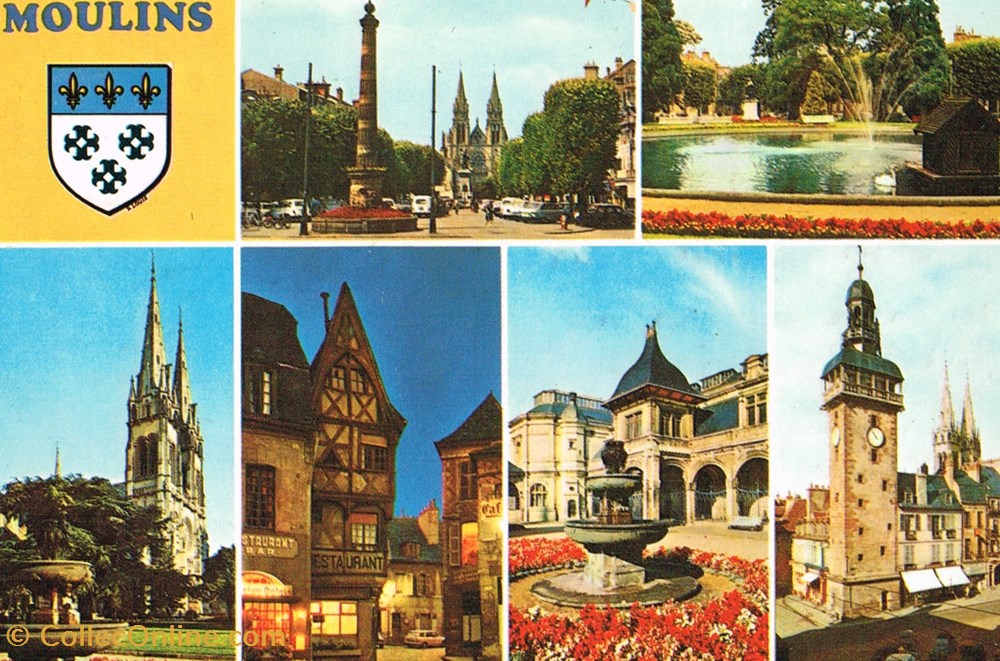 cartes postales france allier moulins