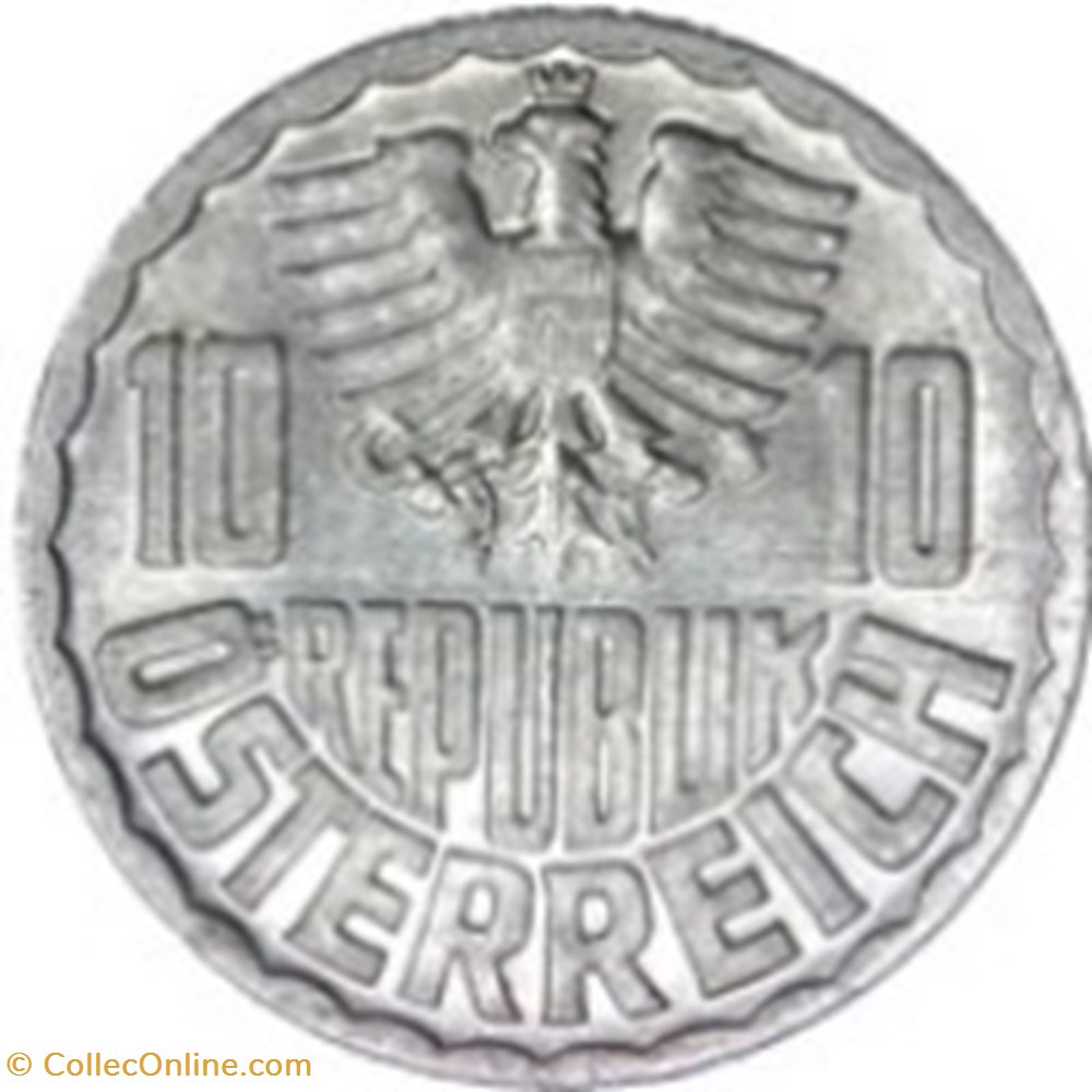 10 Groschen Autriche 1989 monnaies monde 10 groschen autriche 1989