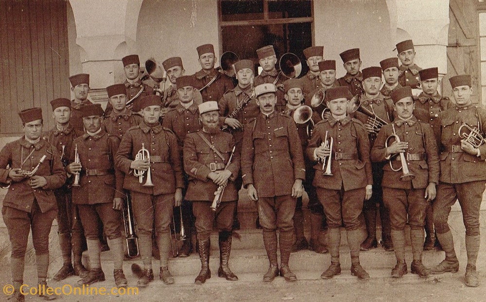 Maroc-Marrakech-Souvenir ancien Combattants 1er Musique 62ème Tirailleurs Marocain cartes postales maroc marrakech souvenir ancien combattants 1er musique 62eme tirailleurs marocain