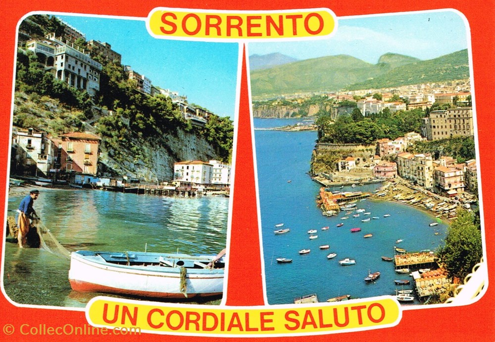 cartes postales italie sorrento