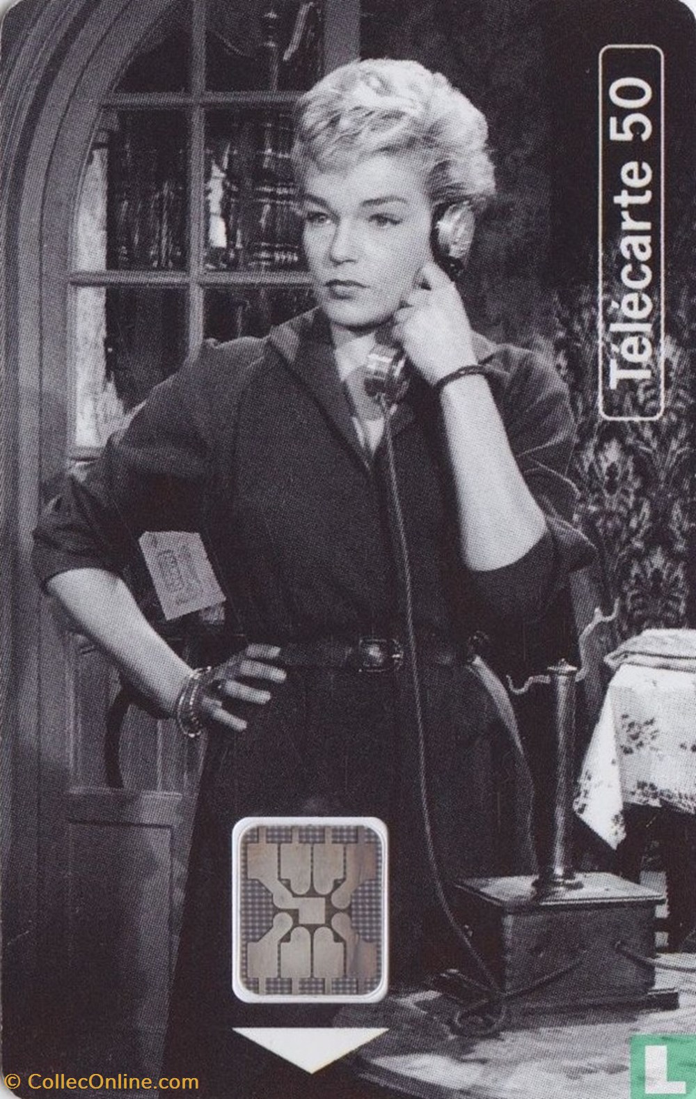 divers telecartes cartes telephoniques france simone signoret schlumberger 05an