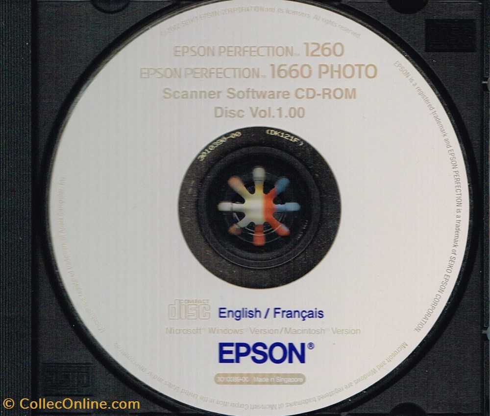 informatique logiciels epson 1260 1660 scanner software