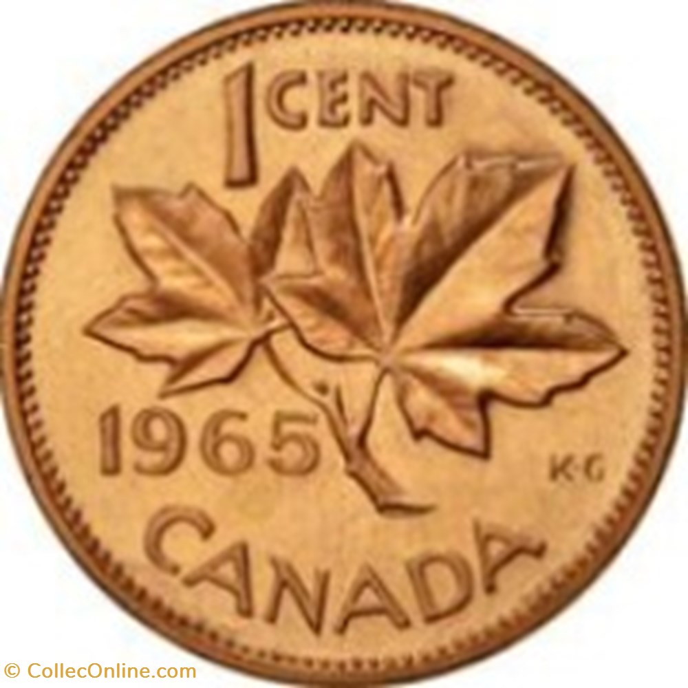 1 Cent Maple Leaf Canada 1966 monnaies monde 1 cent maple leaf canada 1966