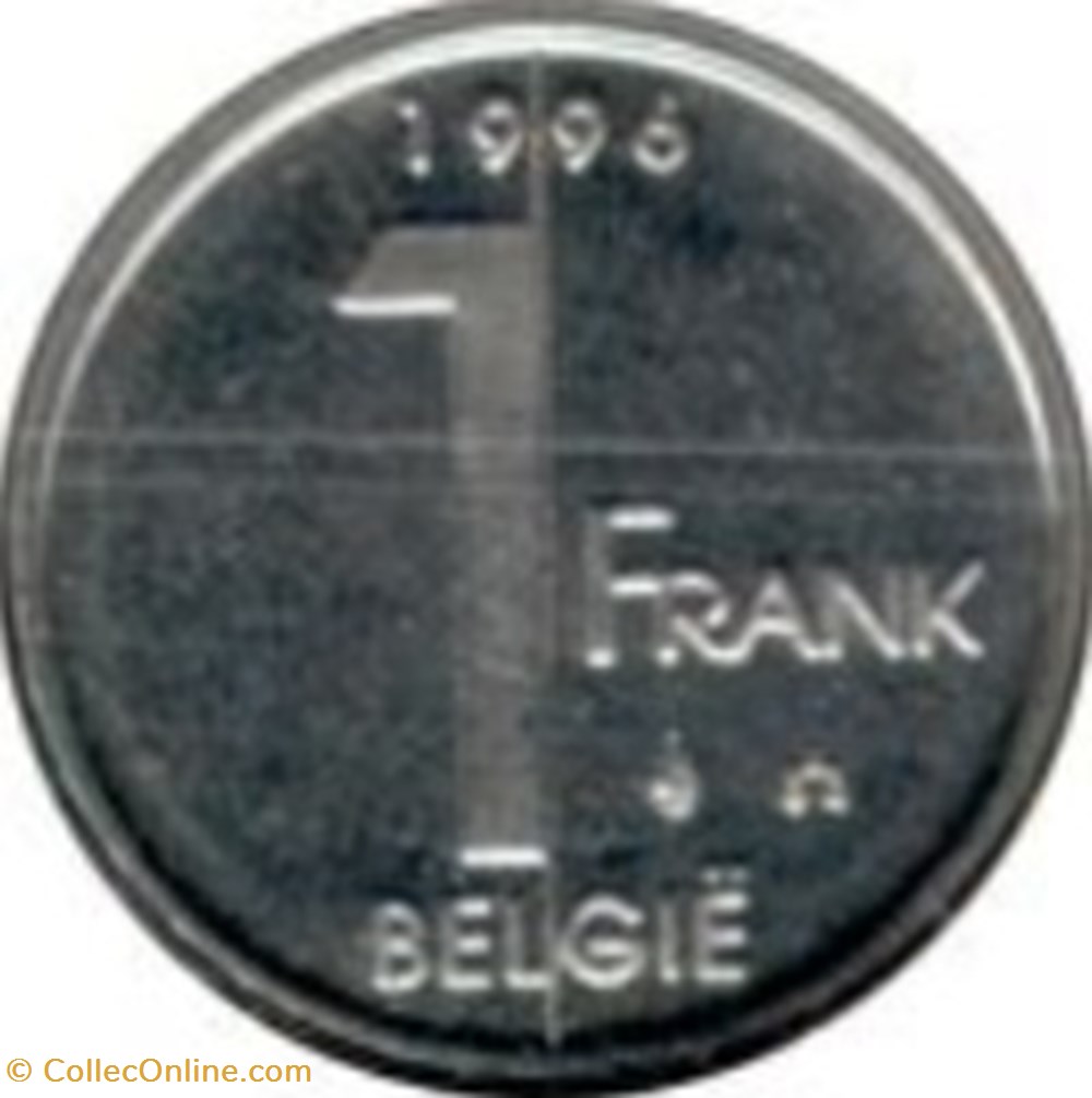 1 Franc Belgique (Néerlandais) 1995-Albert II monnaies monde 1 franc belgique neerlandais 1995 albert ii