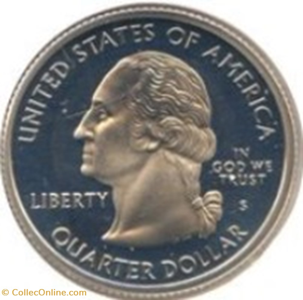 monnaies monde etats unis dollar quarter virginie de ouest 2005 p