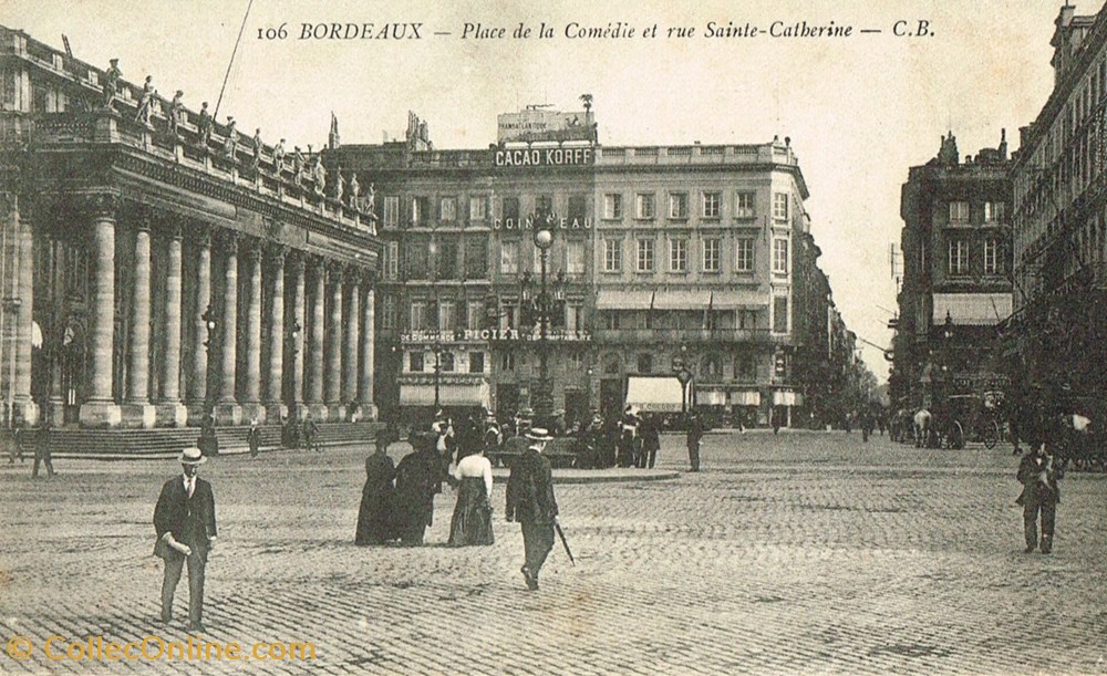 cartes postales france gironde bordeaux place de la comedie