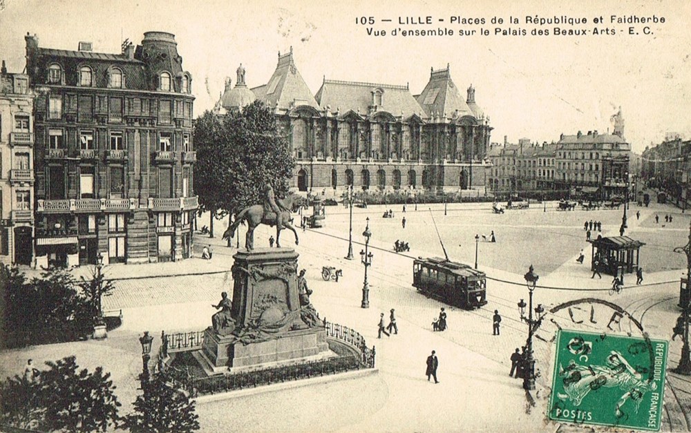 cartes postales france nord lille place de la republique