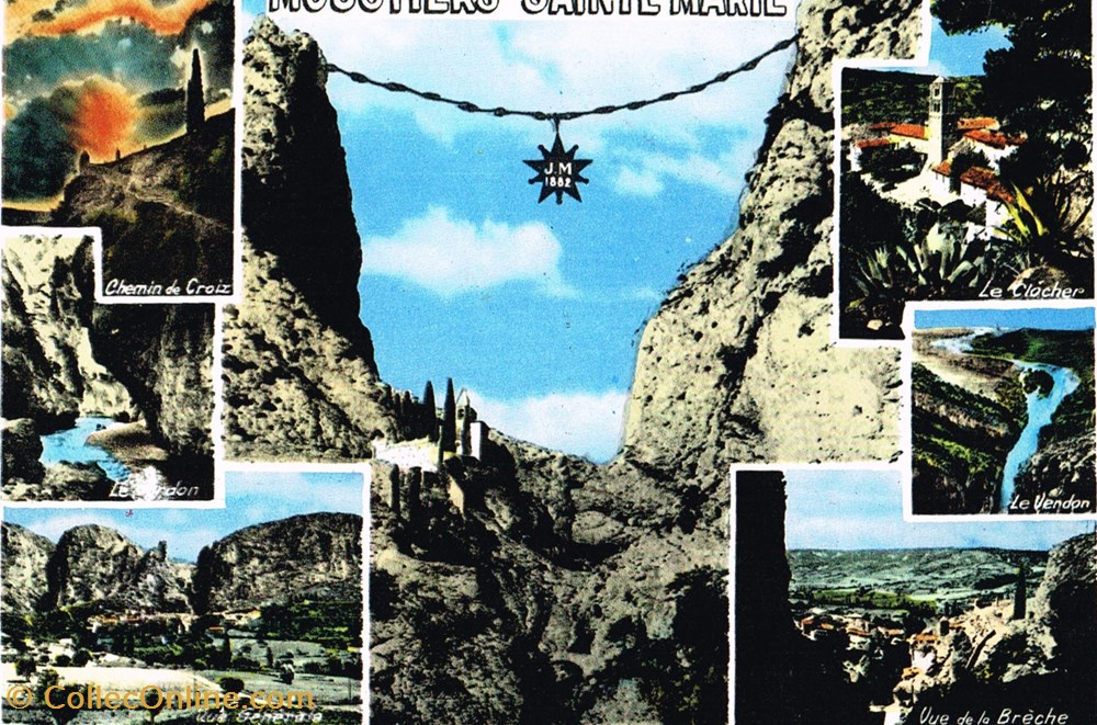cartes postales france alpes de haute provence moustiers sainte marie