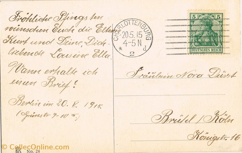 cartes postales allemagne charlottenburg