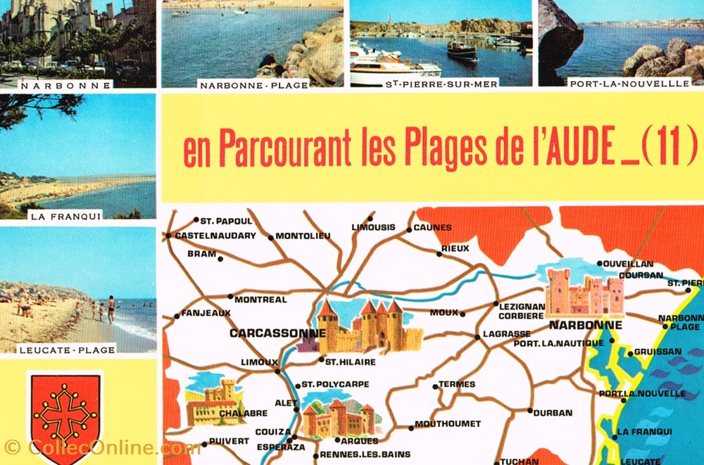 France-Aude-Plages cartes postales france aude plages