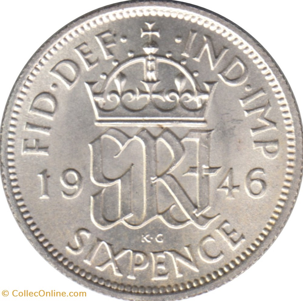 6 pence Angleterre 1943 monnaies monde royaume uni 6 pence angleterre 1943