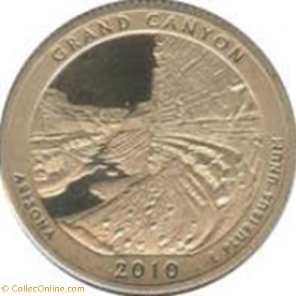 Etats Unis-¼ Dollar "Quarter Grand Canyon" 2010 P monnaies monde etats unis dollar quarter grand canyon 2010 p