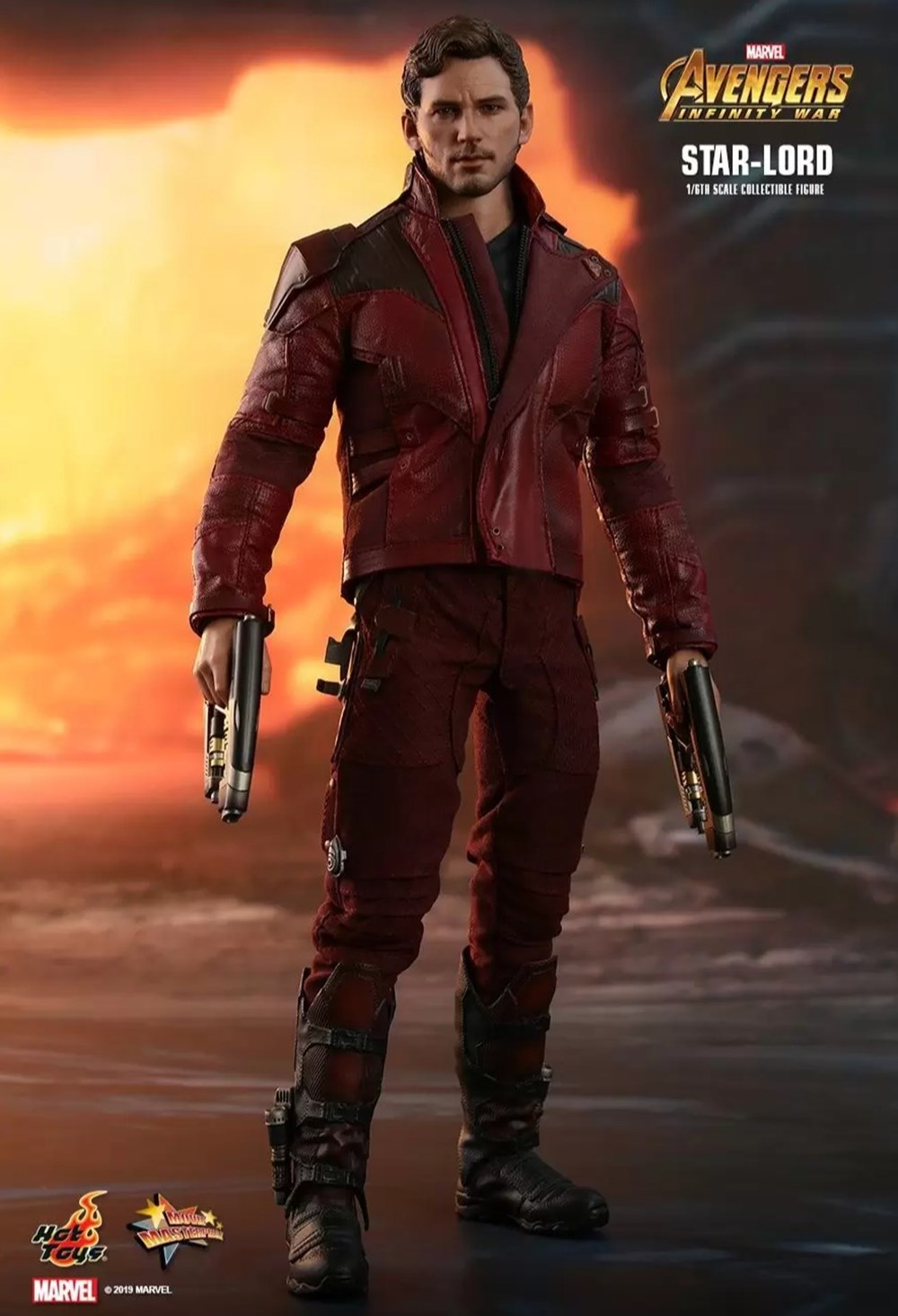 figurines cinema marvel les gardiens de la galaxie star lord infinity war mms539