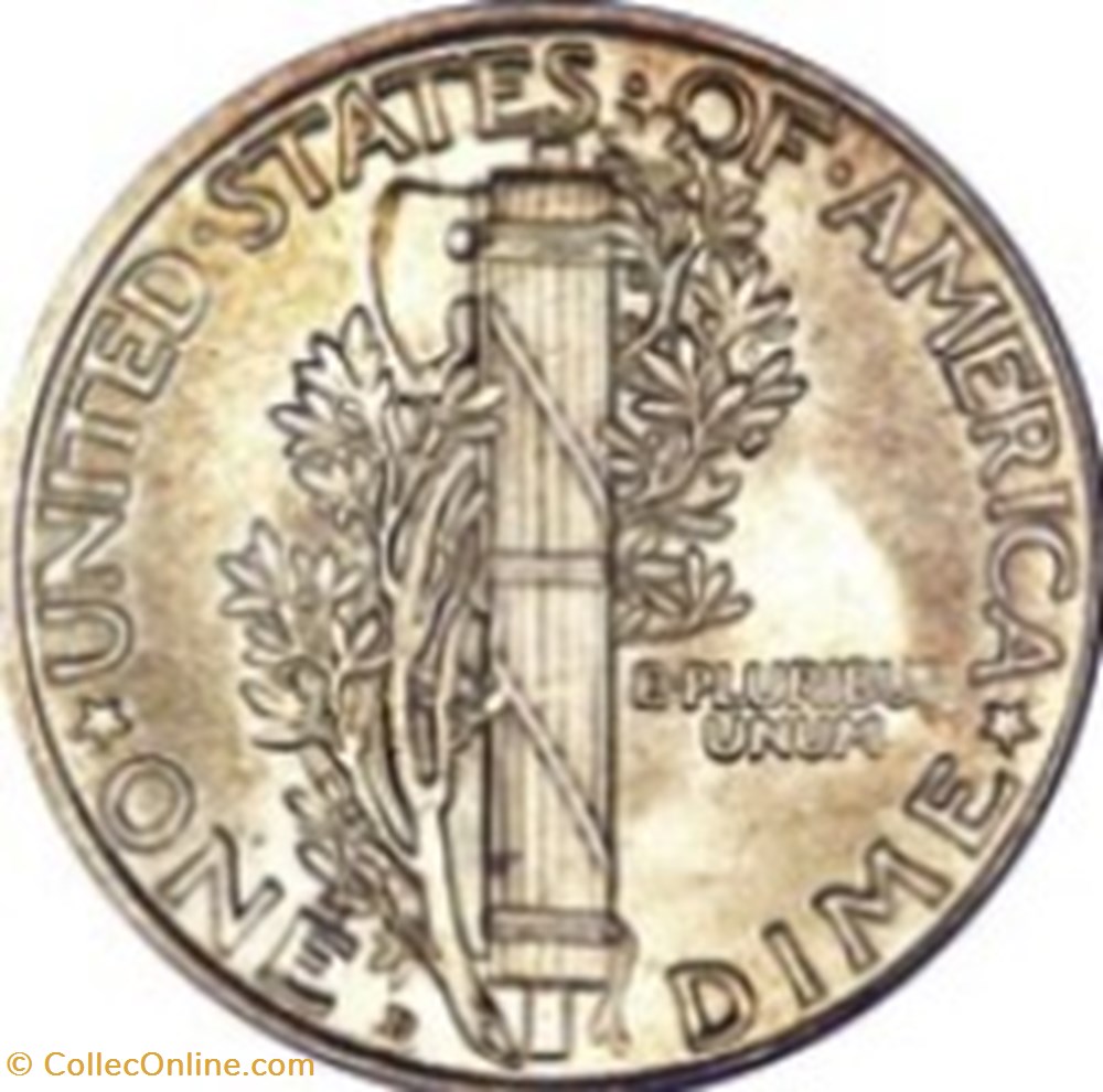 One Dime United States type Mercury 1944 D monnaies monde etats unis one dime united states type mercury 1944 d