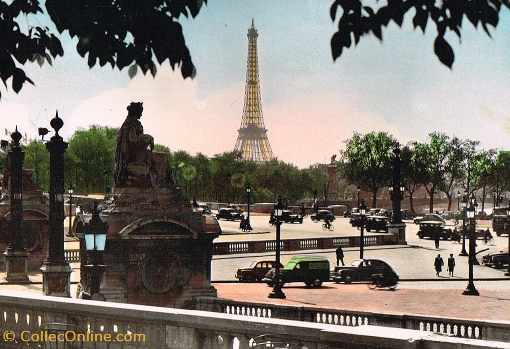 cartes postales france paris place de la concorde