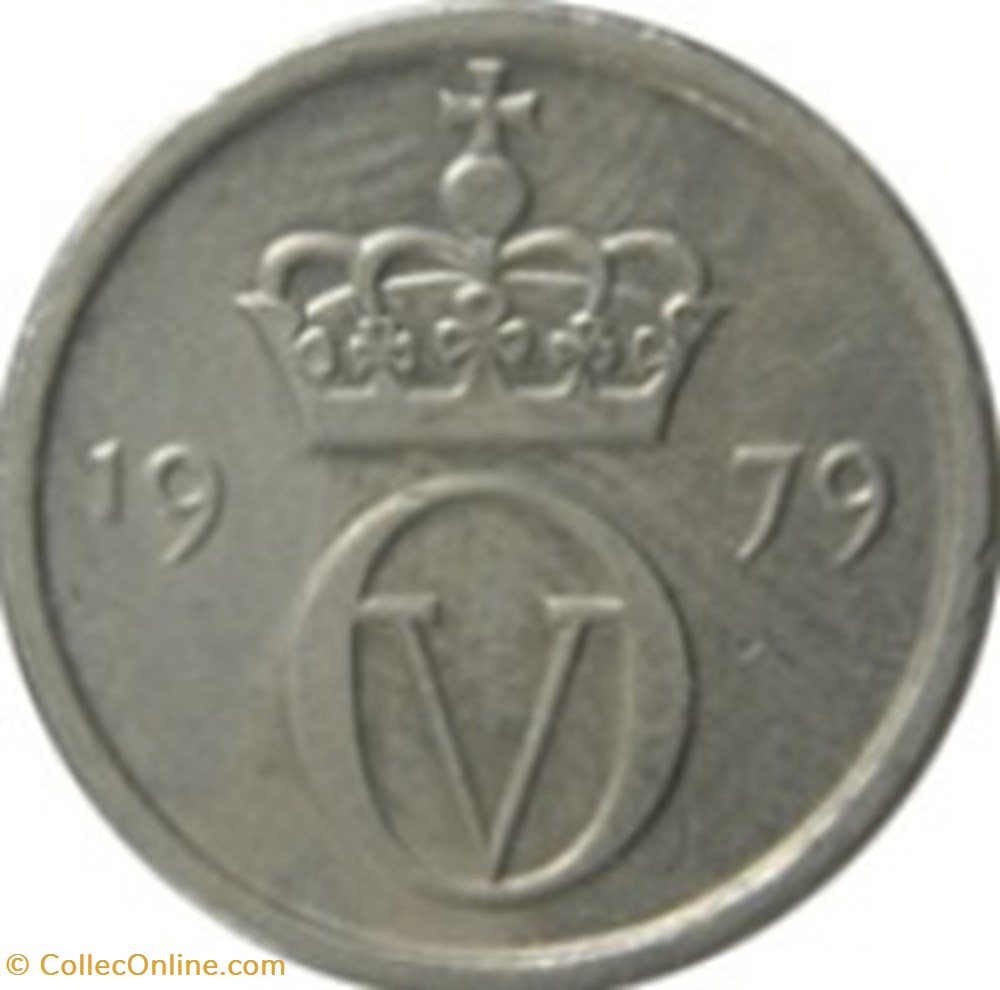 10 øre - Olav V Norvège 1979 monnaies monde 10 re olav v norvege 1979
