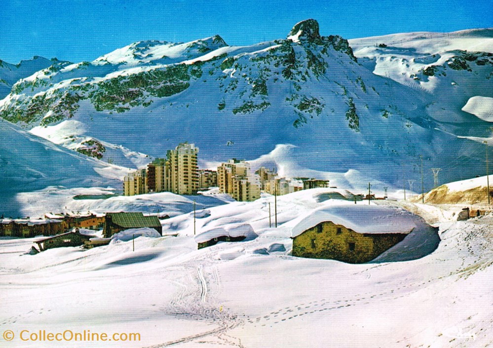 cartes postales france savoie station du lac de tigne