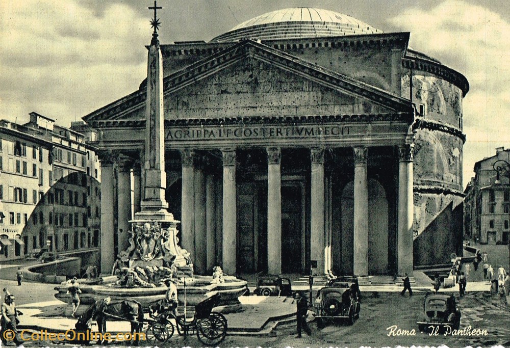 cartes postales italie rome le phanteon