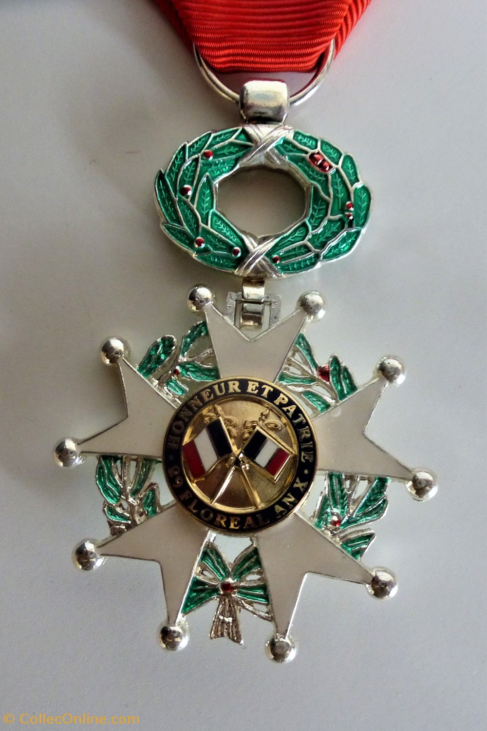 militaria medailles insignes france ordre national la legion honneur grade de chevalier dixmude et miniature