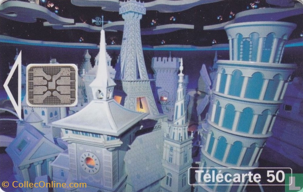 France- Disneyland Paris- Schlumberger 05an divers telecartes cartes telephoniques france disneyland paris schlumberger 05an