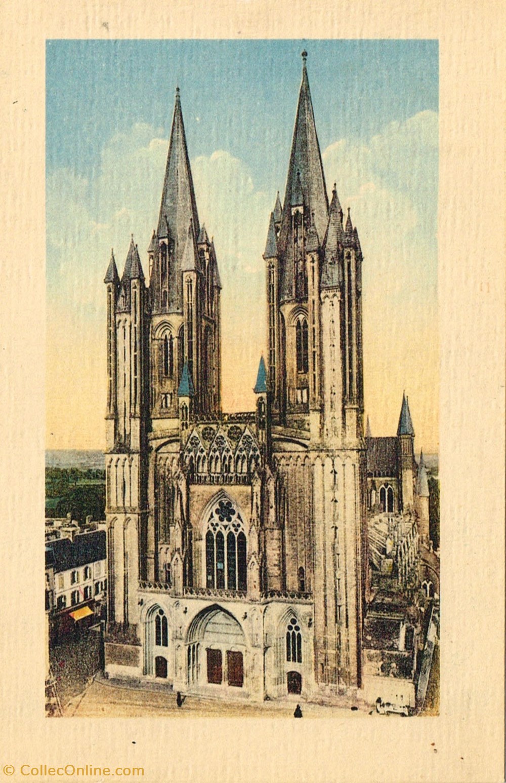 cartes postales france manche la cathedrale