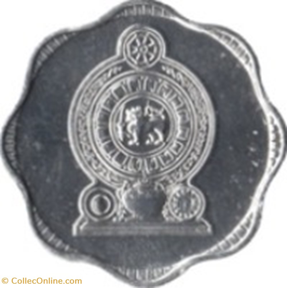 2 cents Sri Lanka 1978 monnaies monde 2 cents sri lanka 1978