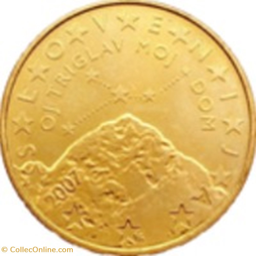 50 Cent Euro-Slovénie 2007 monnaies 50 cent euro slovenie 2007