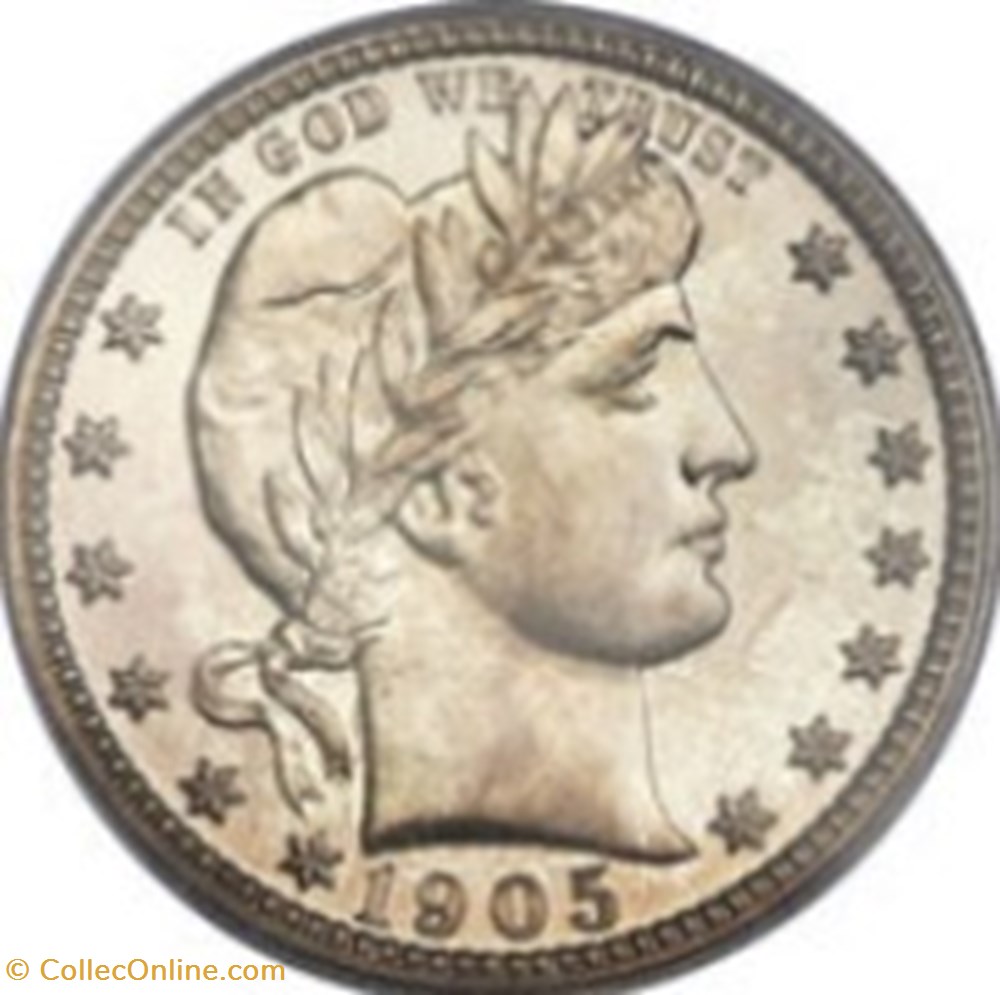 25 cents "Barber Quarter" Etats Unis 1911 monnaies monde 25 cents barber quarter etats unis 1911
