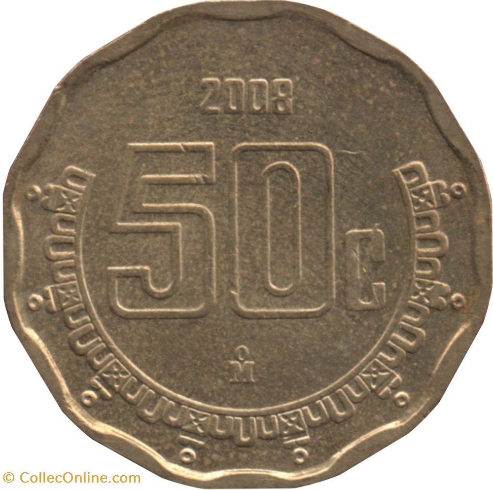 monnaies monde 50 centavos mexique 1997
