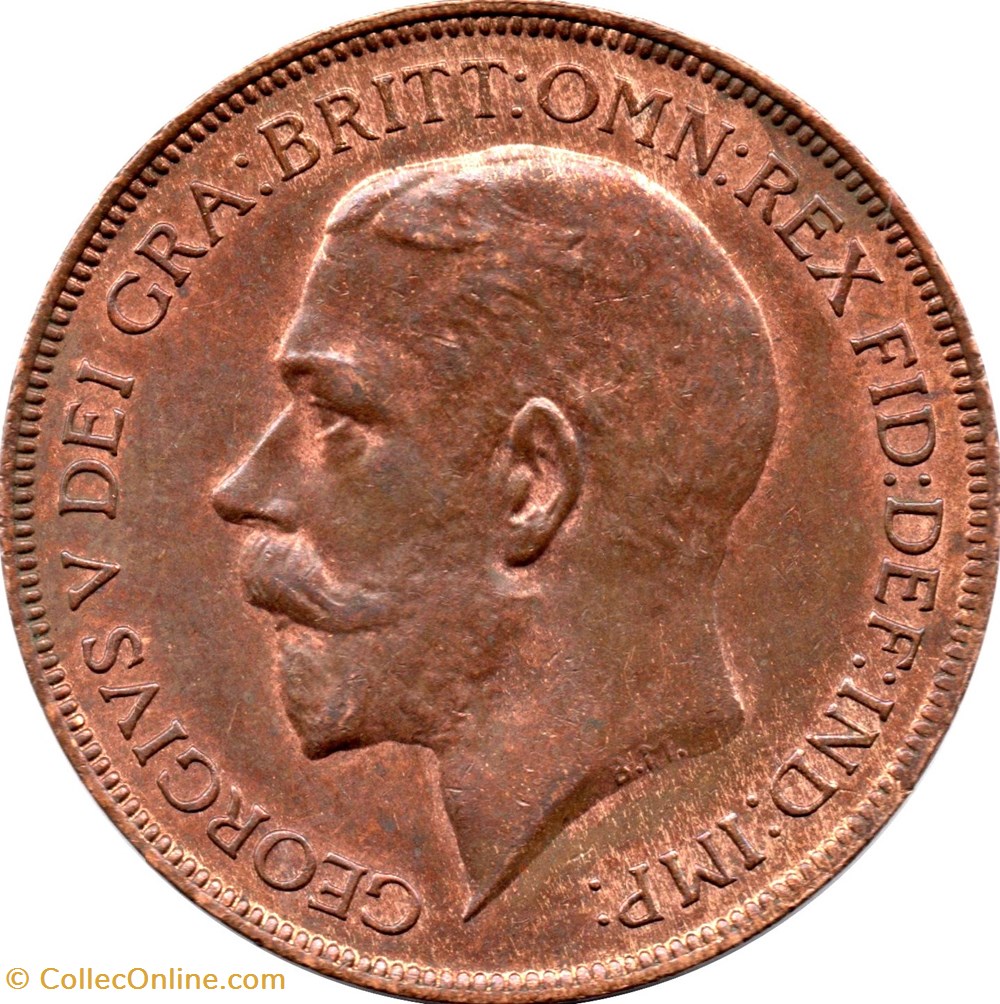 1 Penny Angleterre Edouard VII 1920 monnaies monde royaume uni 1 penny angleterre edouard vii 1920