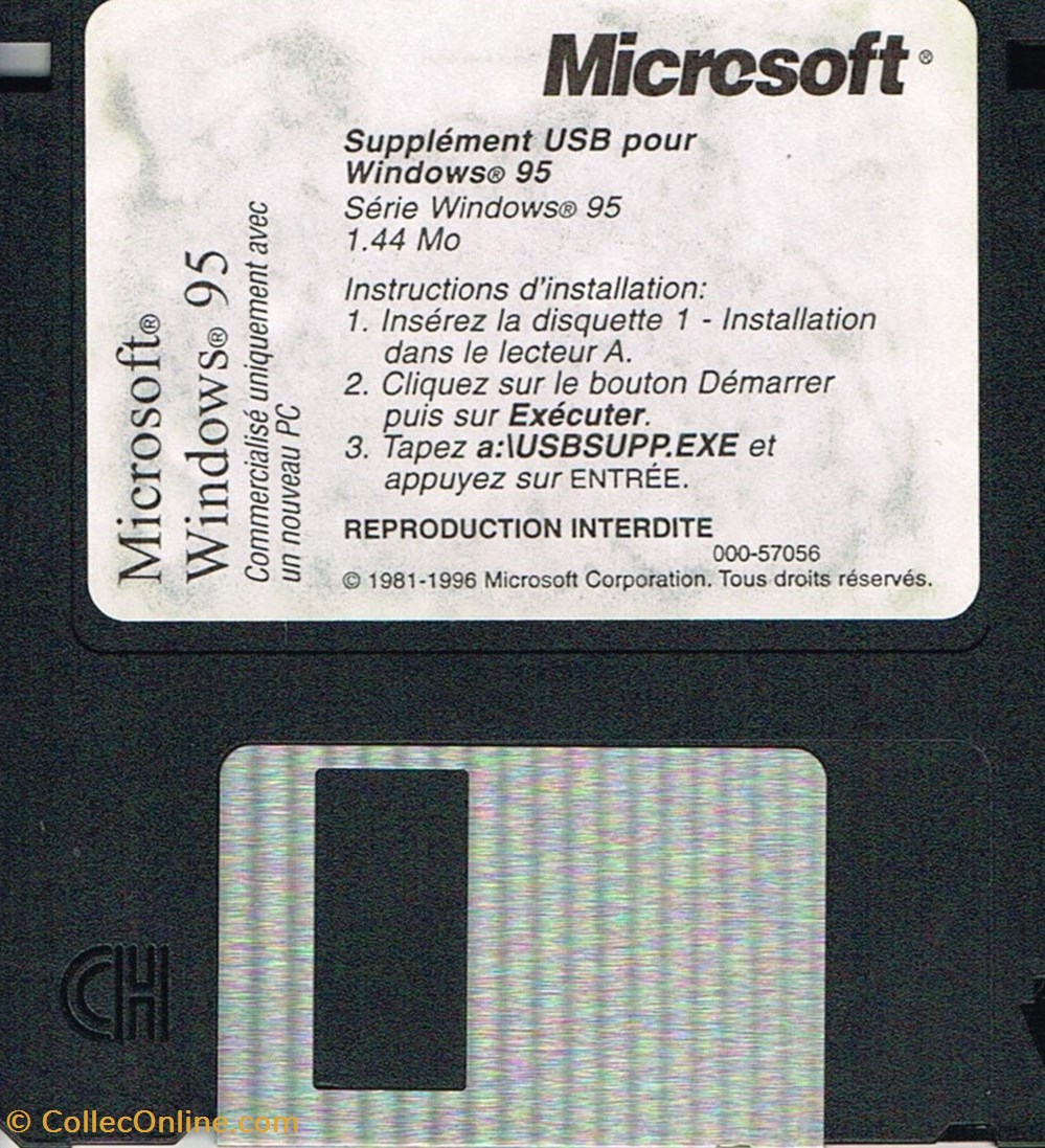 Microsoft Sup USB Windows 95 informatique logiciels microsoft sup usb windows 95