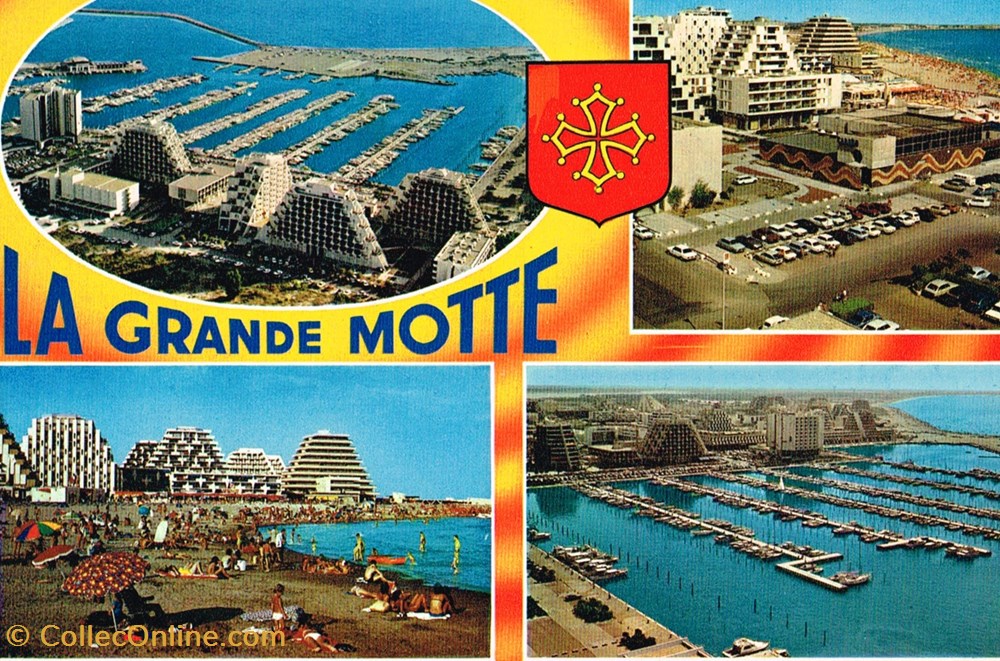 cartes postales france herault la grande motte