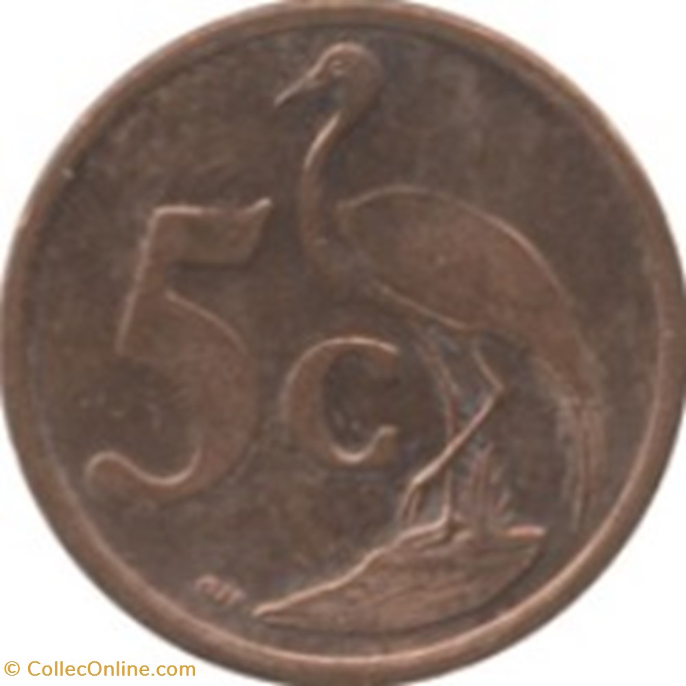 monnaies monde 5 cents en zoulou iningizimu afrika afrique du sud 2009