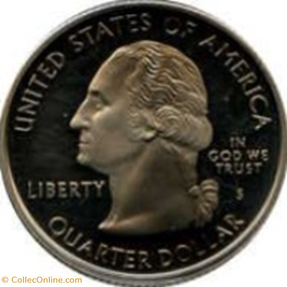 Etats Unis-¼ Dollar "Quarter Alaska" 2008 P monnaies monde etats unis dollar quarter alaska 2008 p