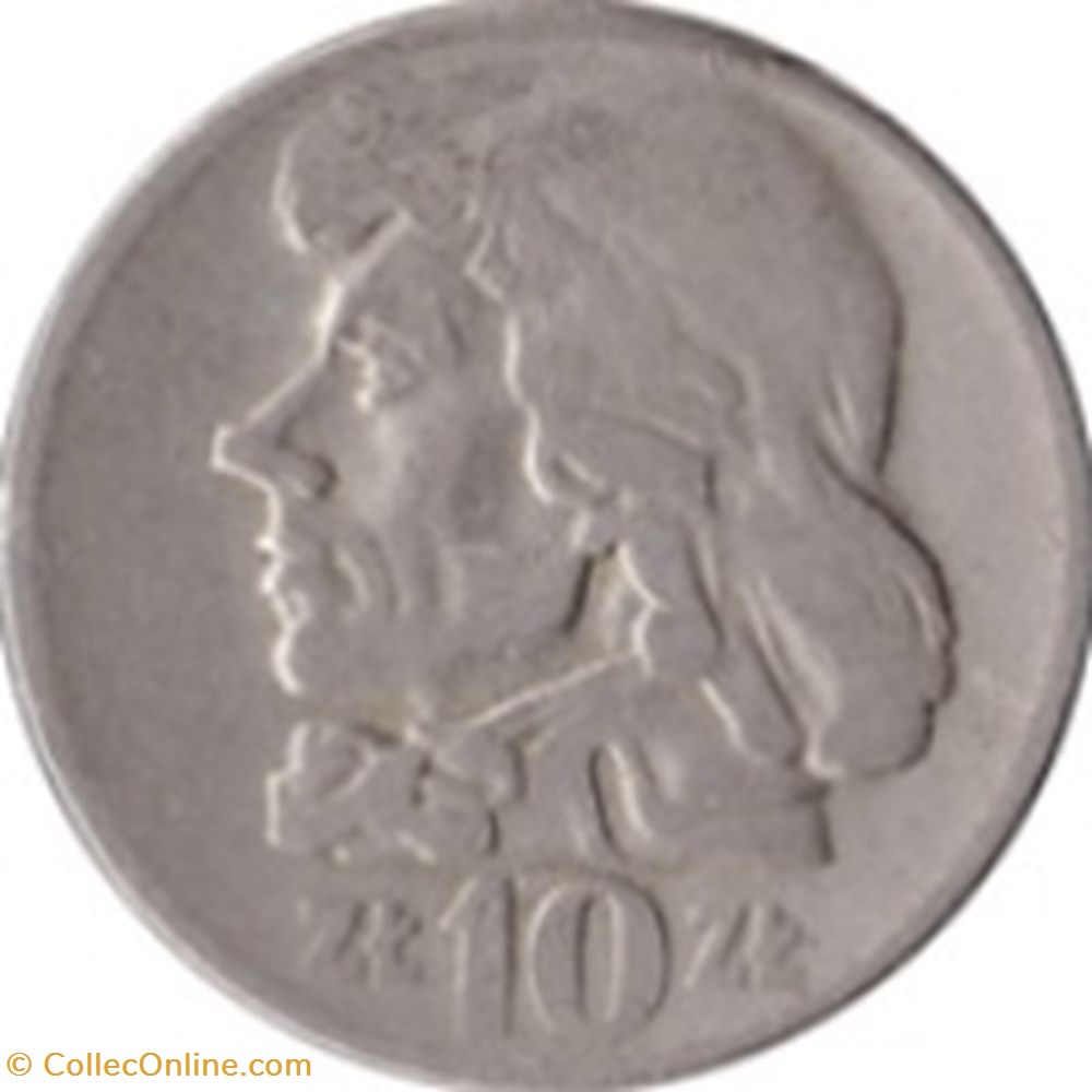 10 zlotys Kosciuszko Pologne 1960 monnaies monde 10 zlotys kosciuszko pologne 1960