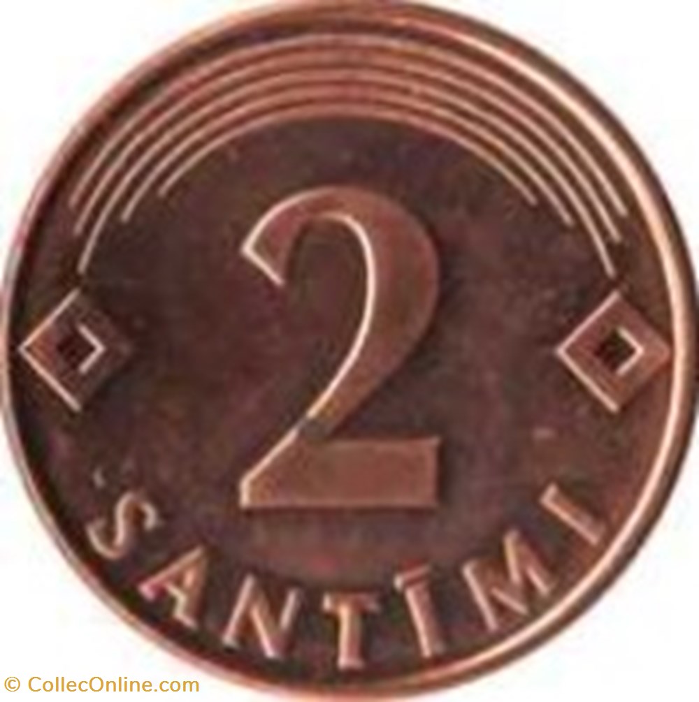 2 santims Lettonie 2000 monnaies monde 2 santims lettonie 2000