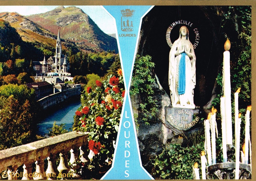 cartes postales france hautes pyrenees lourdes