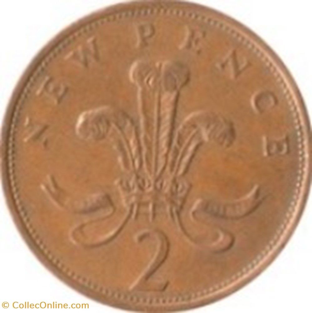 2 New Pence Angleterre Elizabeth II 1979 monnaies monde royaume uni 2 new pence angleterre elizabeth ii 1979