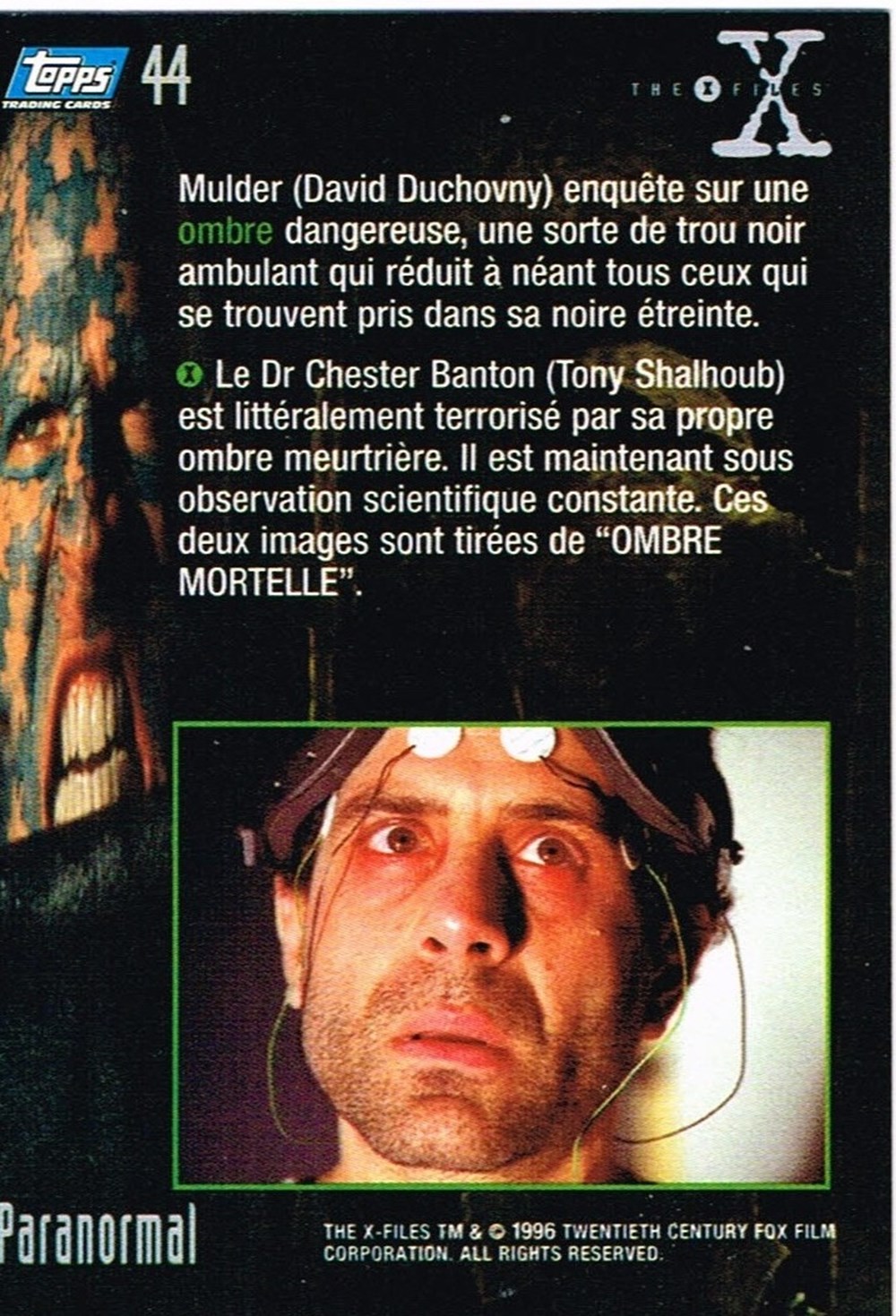 cinema series x files n 44 topps