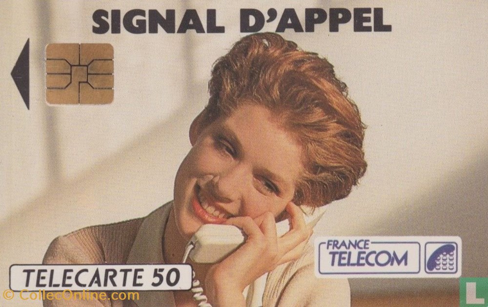 divers telecartes cartes telephoniques france signal appel solaique 03 1990