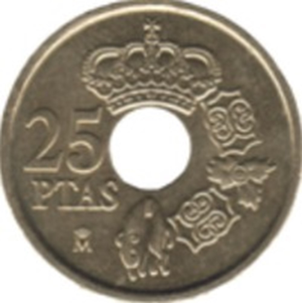 monnaies monde 25 pesetas espagne 2000