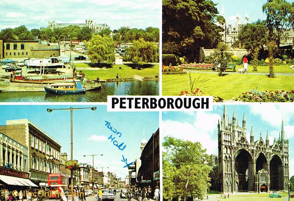 cartes postales angleterre peterborough